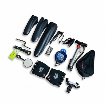 Picture of Bicycle Accessories 10 Item - Standard Package (Black)