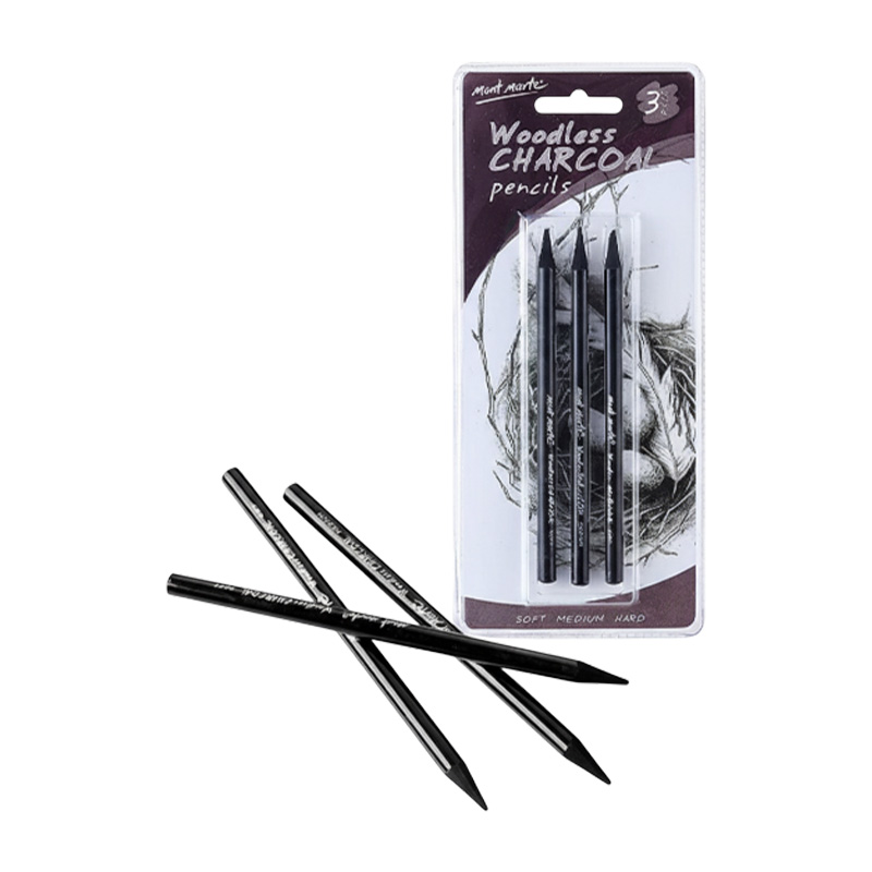 Picture of MONT MARTE Charcoal Pencils Set - 3 Pieces