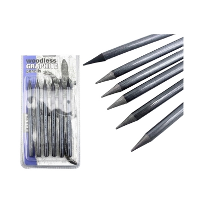 Picture of keep smiling woodless graphite pencils 6 pcs