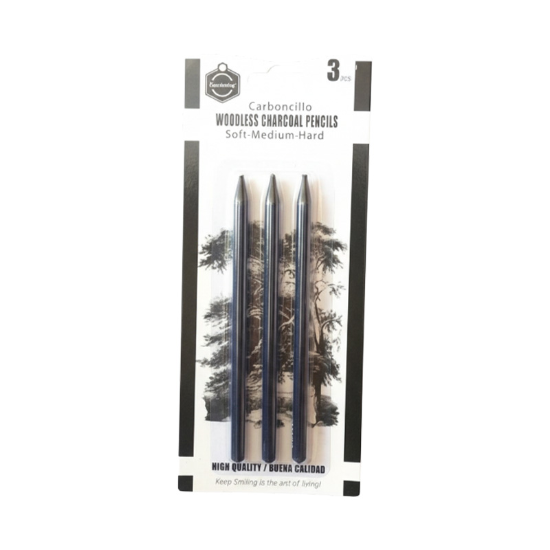 Picture of keep smiling woodless graphite pencils 3 pcs
