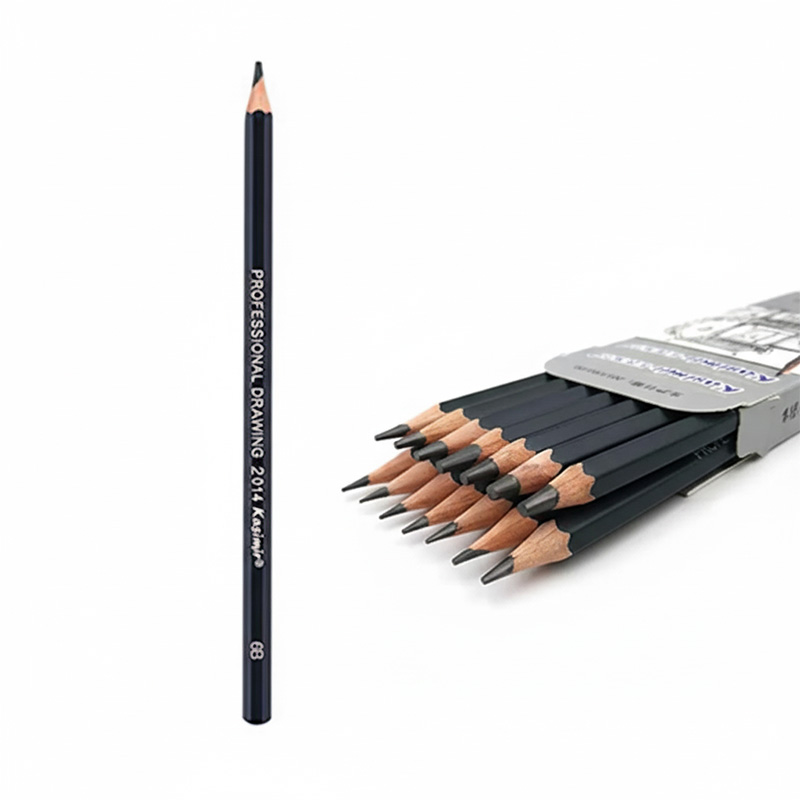 Picture of Kasimir 12pcs Graphite Sketching Pencils Professional Sketc;6h Pencils Set for Drawing 6B,7B,8B,10B