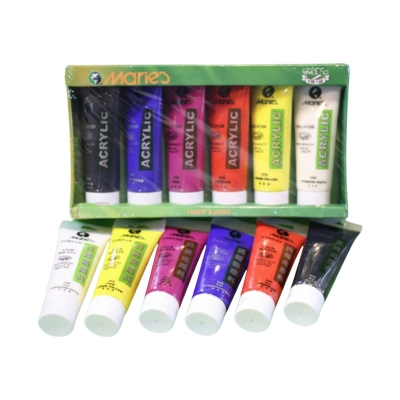 Picture of Maries Acrylic Colour Set-75ml-6Pcs
