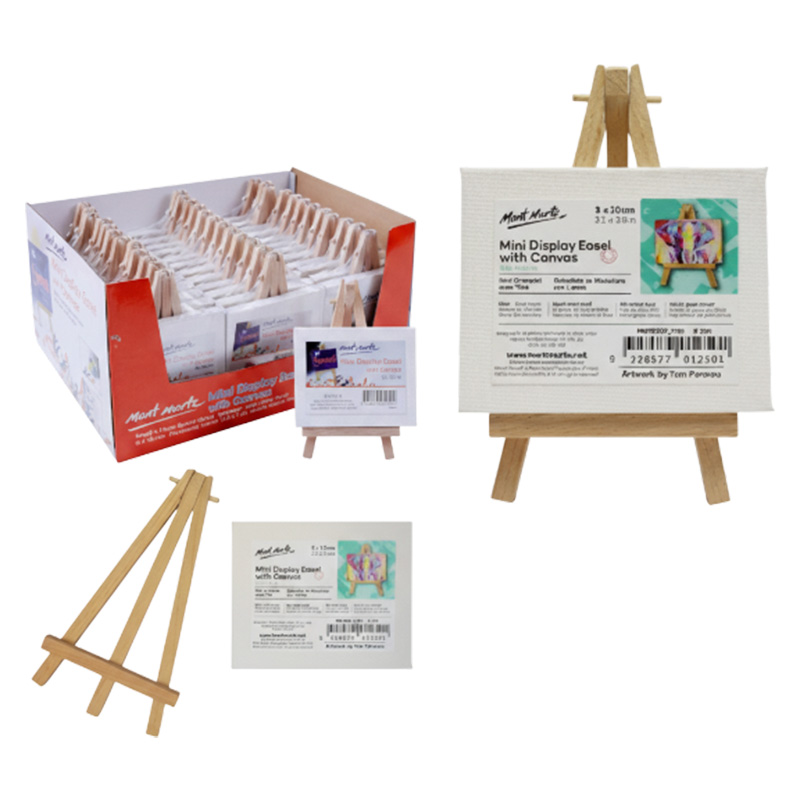 Picture of Mont Marte Mini Canvas With Display Easel - Canvas