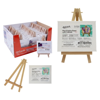 Picture of Mont Marte Mini Canvas With Display Easel - Canvas