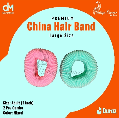 Picture of Premium Quality Large Size China Hair Band 2 pcs Combo For Adults