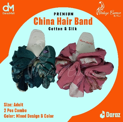 Picture of Premium Quality China Hair Band 2 pcs Combo For Adults