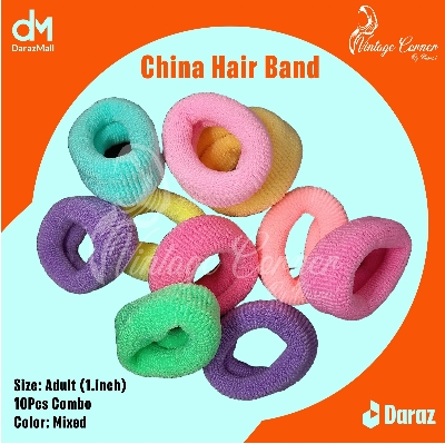 Picture of Premium Quality China Hair Band 10 pcs Combo For Adults