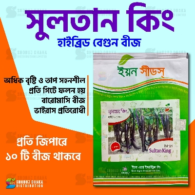 Picture of Sultan King Hybrid Brinjal Seeds