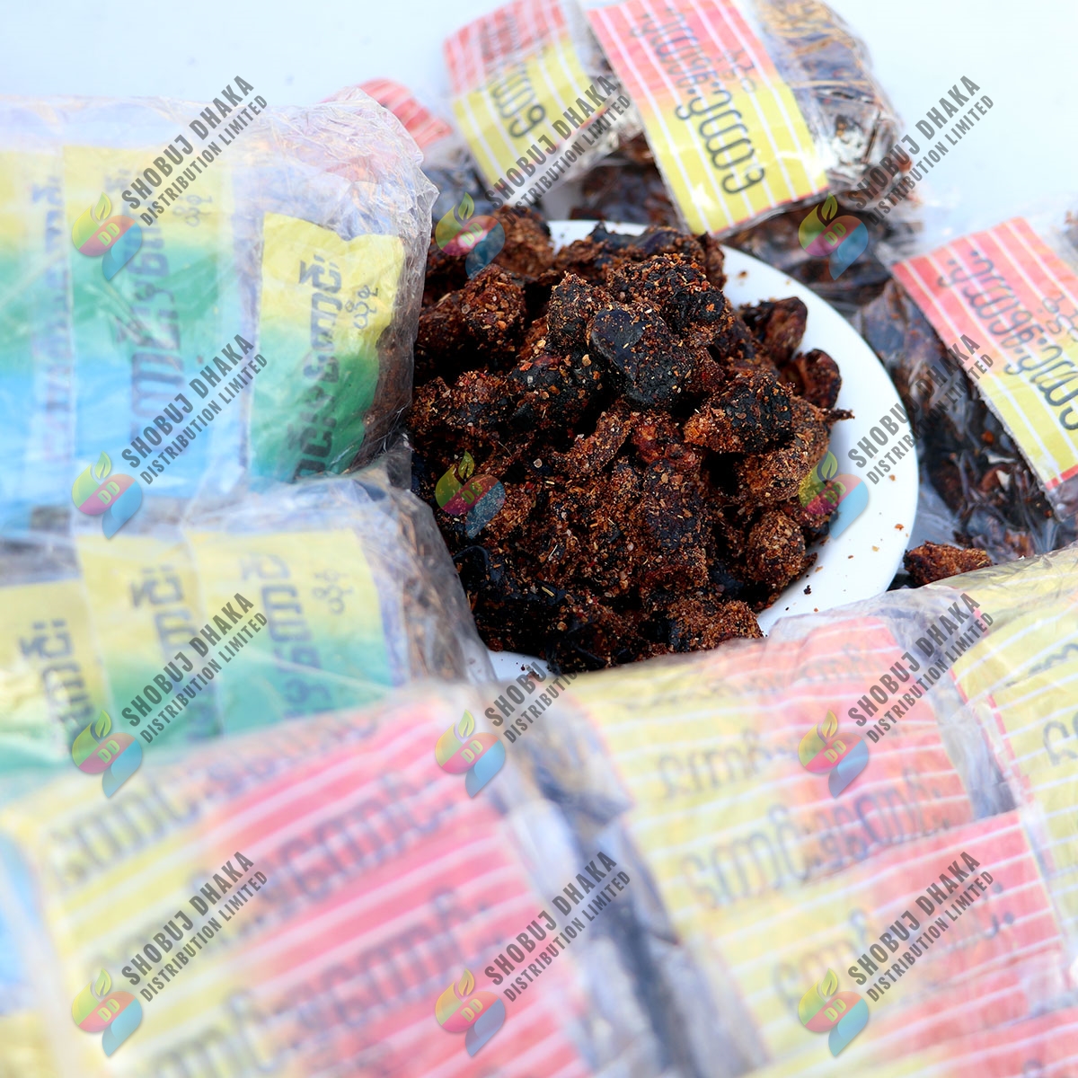 Picture of Original Burmese Dry Jhal Boroi Achar 12pcs Pickle