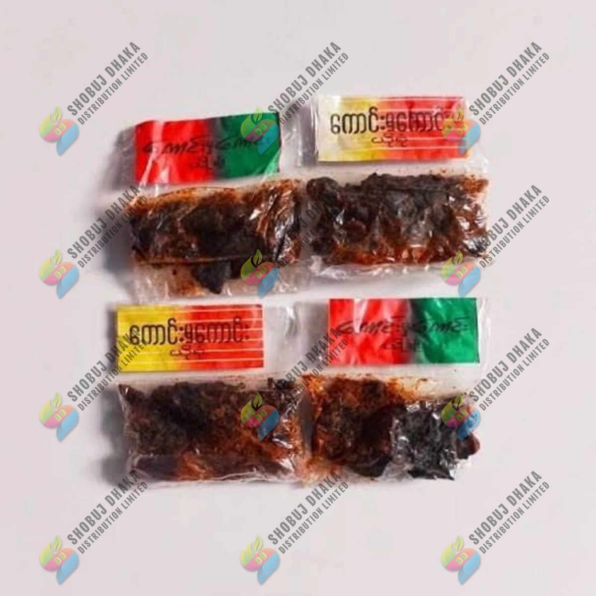 Picture of Original Burmese Dry Jhal Boroi Achar 12pcs Pickle