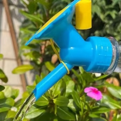 Picture of 2 In 1 Bottle cap sprinkler Dual Head Bottle watering spout Double watering Nzzule for indoor scedling plant Garden