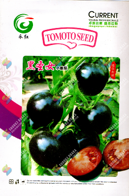 Picture of F1 Hybrid Black Tomato China Intact Pack 0.5gm