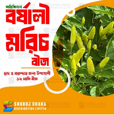 Picture of Yellow Borshali Chili Seeds 10pcs Re-Pack