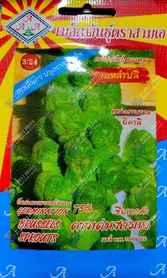 Picture of Brussels Sprout Cabbage Made in Thailand 0.3gm Intact Pack