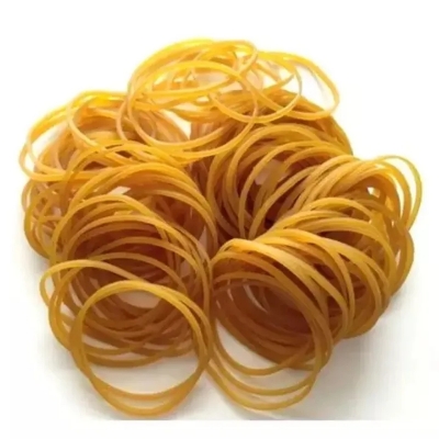 Picture of Rubber Bands Thick Medium Size Elastic Bands Stationary for Office Supplies Travel Home Items Fixing and Organizing, Yellow High Elasticity