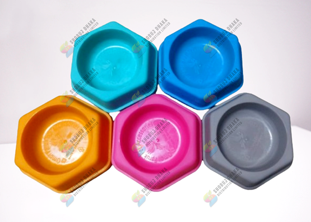 Picture of Premium Quality Cat Food Bowl Single, Blue, Pink, feeding dog, cat, kitten 1pc