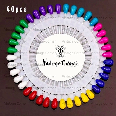 Picture of Multi Color Hijab Pin-40 Piece Set