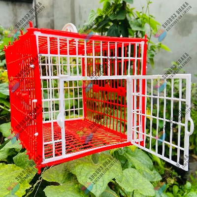 Picture of Birds Carrying Cage Only for Small Birds 1pc (Folding) Mix Color 8x6inch