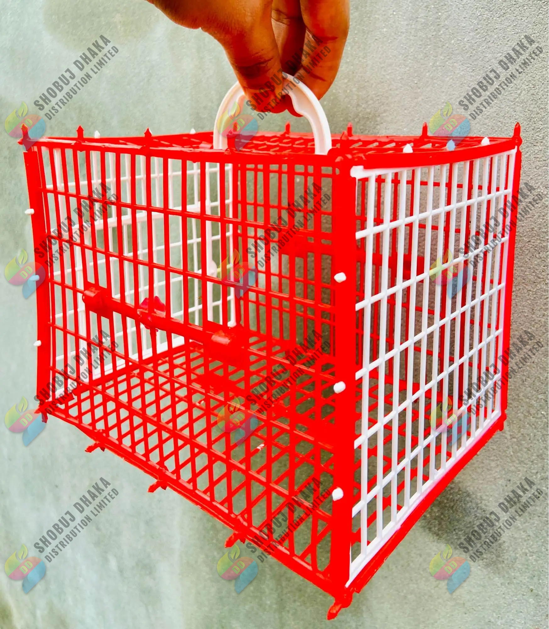 Picture of Birds Carrying Cage Only for Small Birds 1pc (Folding) Mix Color 8x6inch
