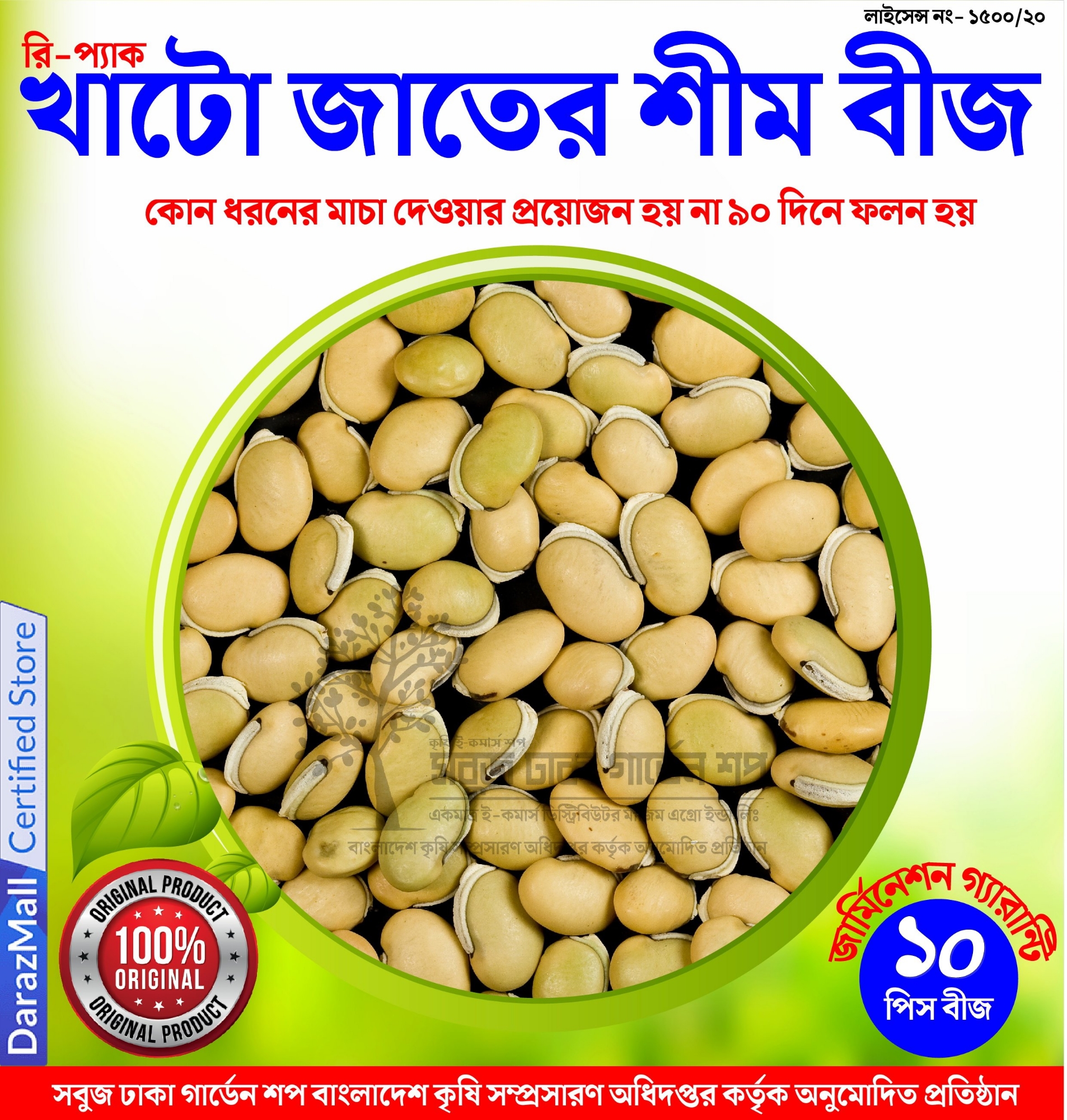 Picture of Dwarf Bean Seeds 10pcs