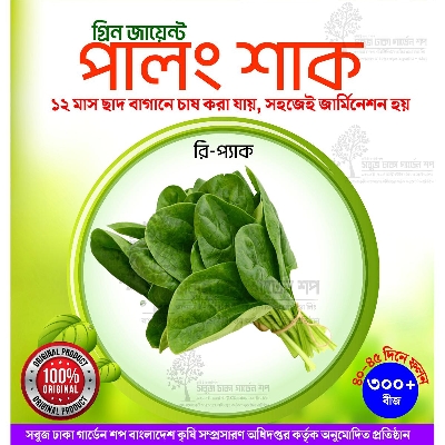 Picture of Green Spinach Seed 100+ Pcs