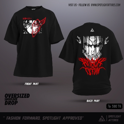 Picture of Attack On Titan - The Rumbling Drop Shoulder T-Shirt