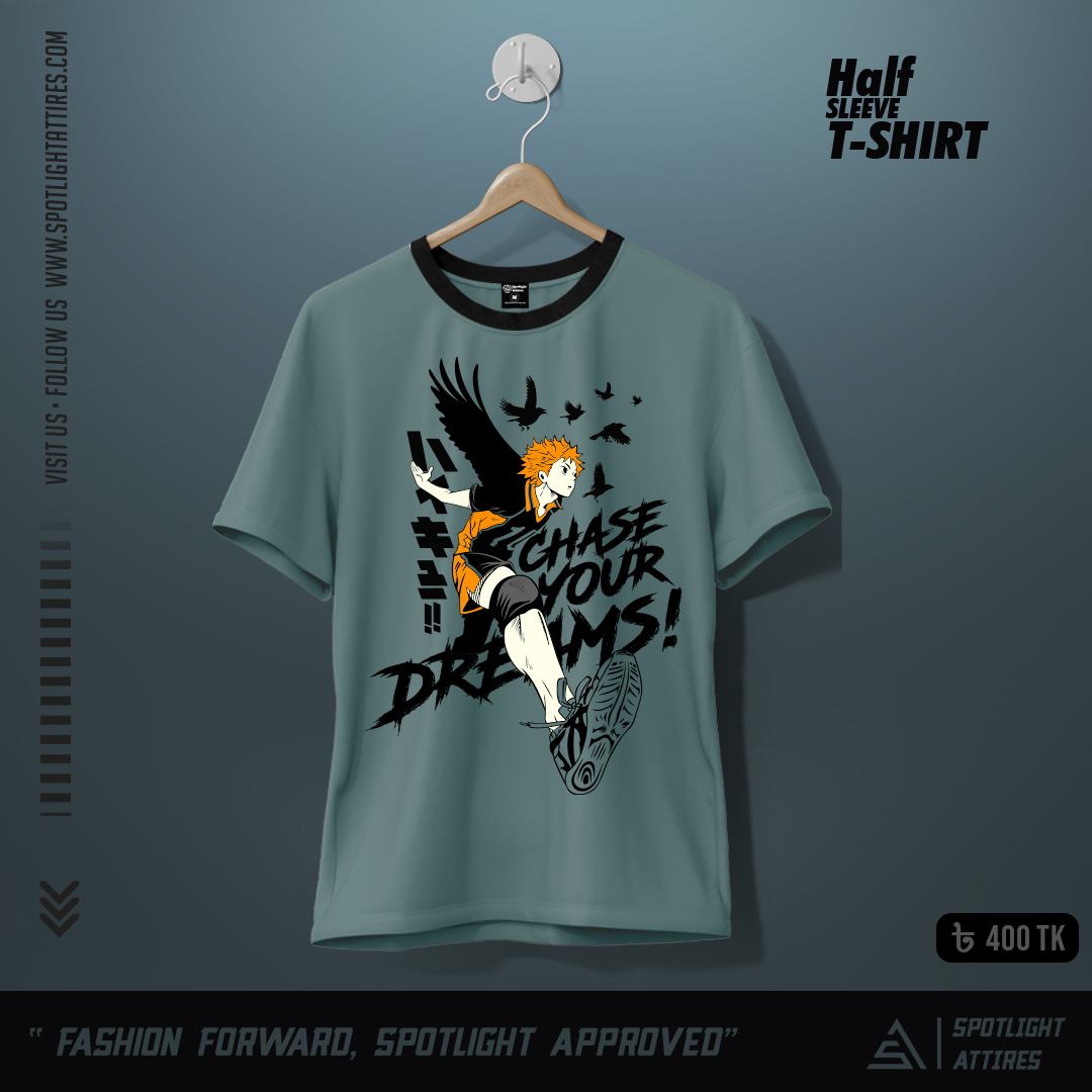 Picture of Haikyu -Hinata Fly High Anime T-Shirt