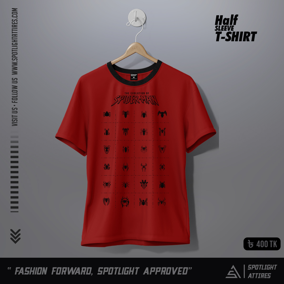 Picture of Marvel - The Evolution Of Spider-Man T-Shirt