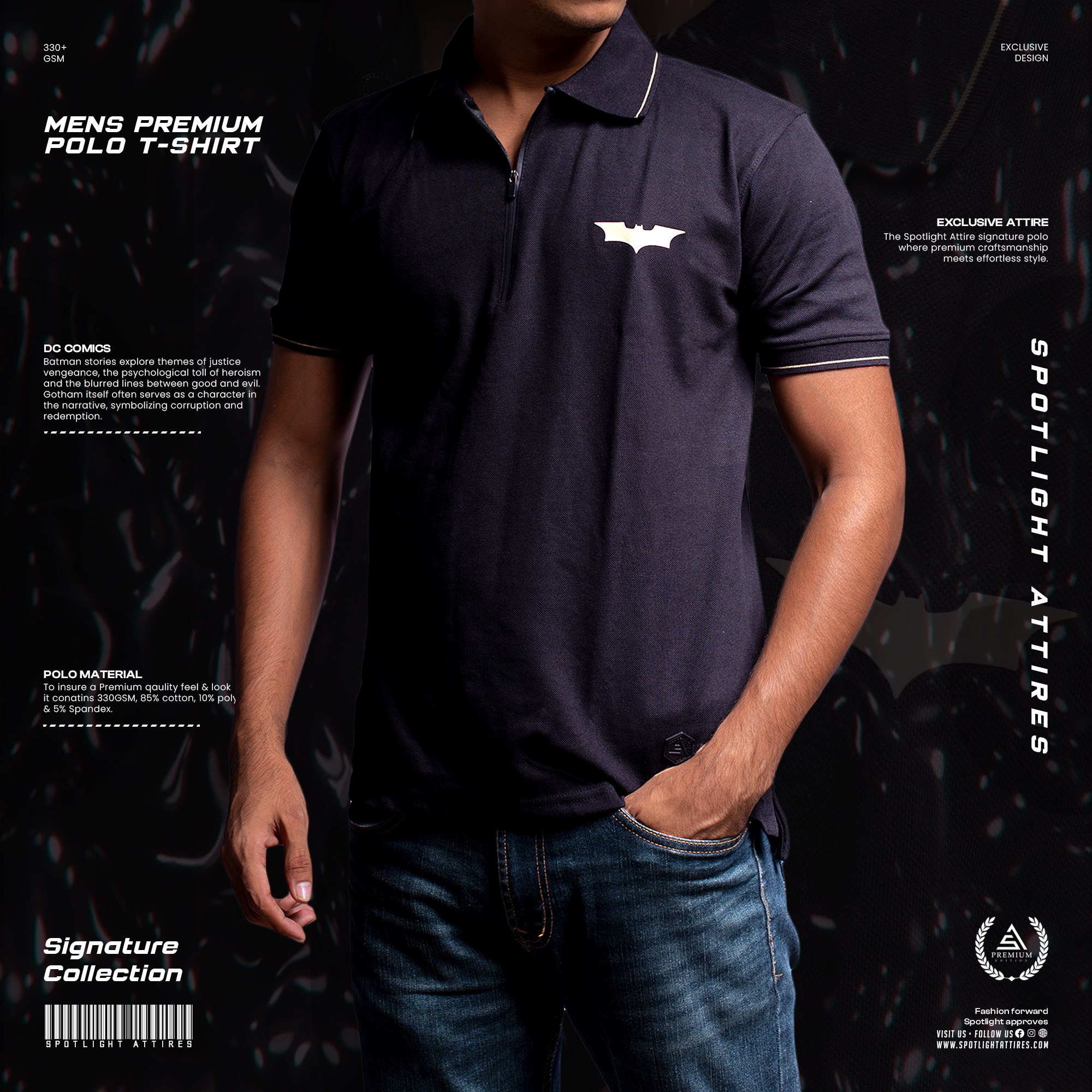 Picture of DC - Batman Polo T-Shirt