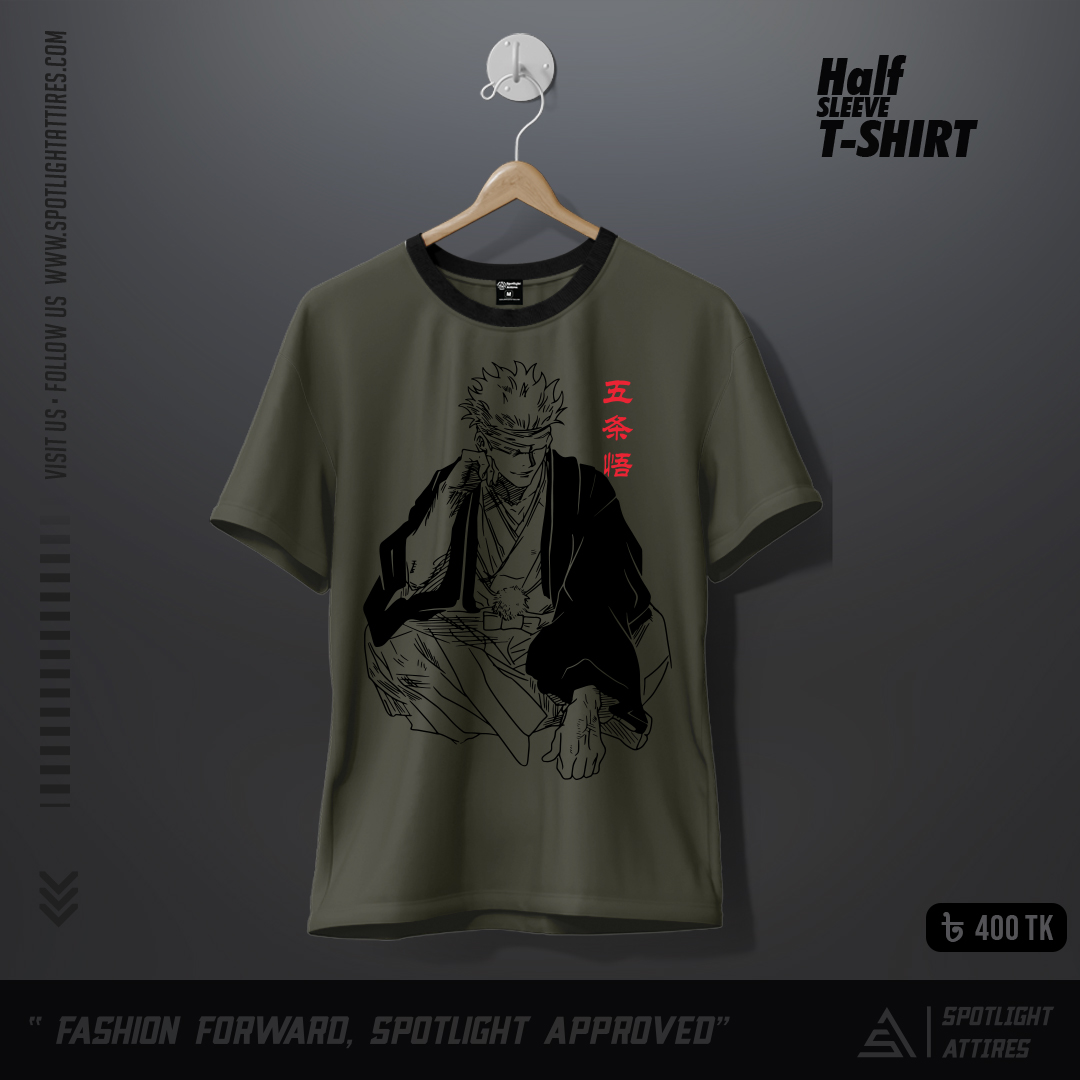 Picture of Jujutsu Kaisen - Gojo Aesthetic Anime T-Shirt