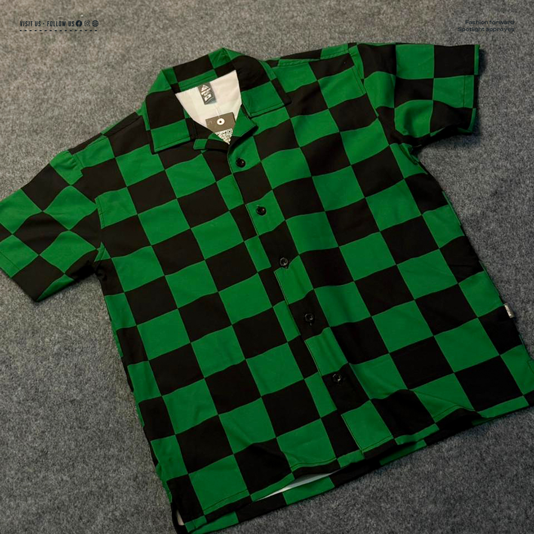 Picture of Demon Slayer - Tanjiro Kamado Cuban Collar Shirt