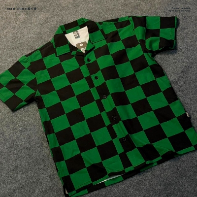 Picture of Demon Slayer - Tanjiro Kamado Cuban Collar Shirt