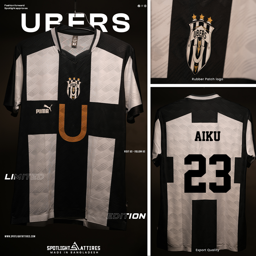 Picture of Spotlight Attires Blue Lock Fabric Aiku's Ubers Short Sleeve Jersey For Men (Player Version)