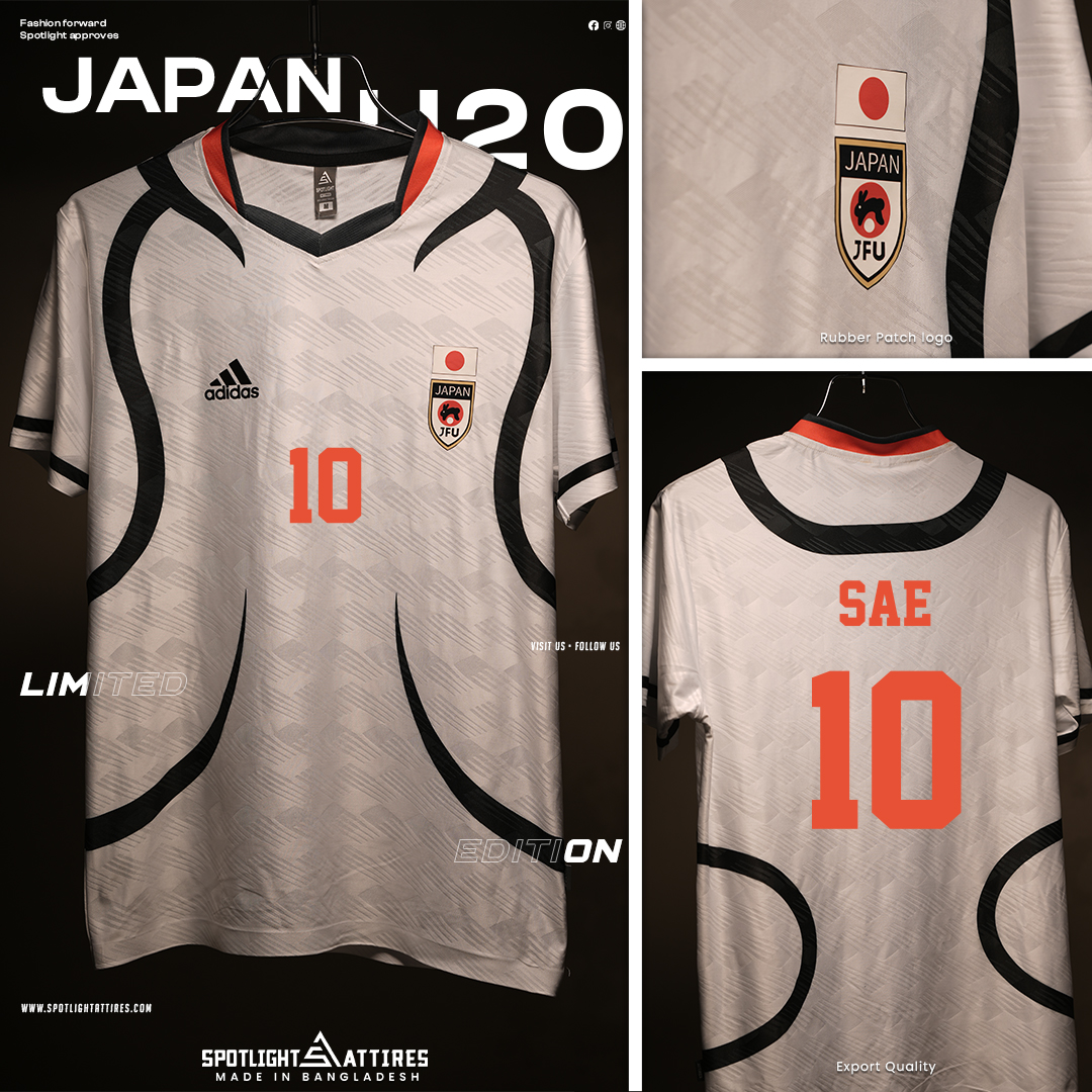 Picture of Spotlight Attires Blue Lock Jacquard Fabric Sae's Japan U20 Short Sleeve Jersey For Men (Player Version)