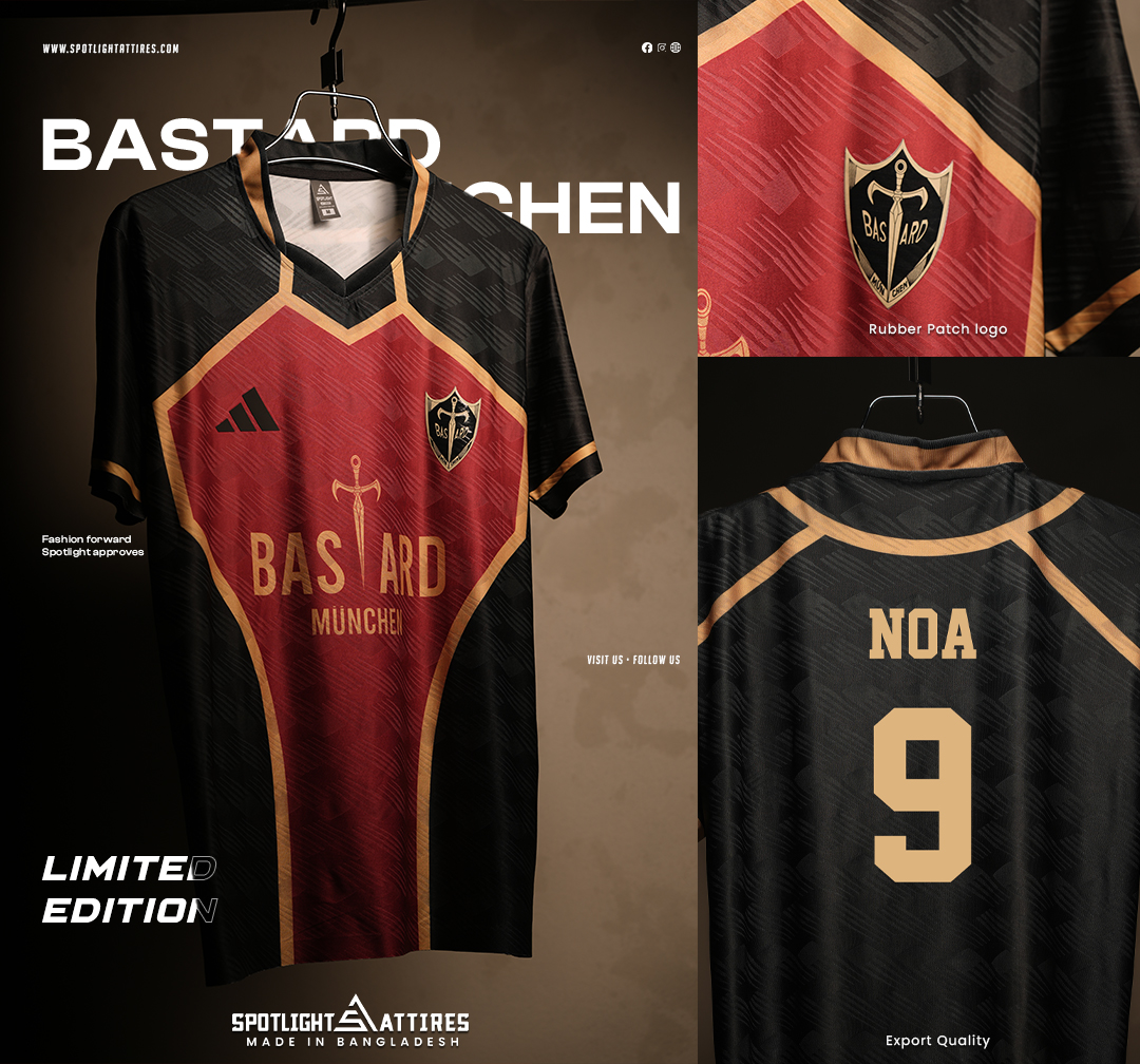 Picture of Spotlight Attires Blue Lock Jacquard Fabric Noa's Munchen Short Sleeve Jersey For Men (Player Version)