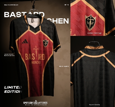 Picture of Spotlight Attires Blue Lock Jacquard Fabric Munchen Solid Short Sleeve Jersey For Men (Player Version)