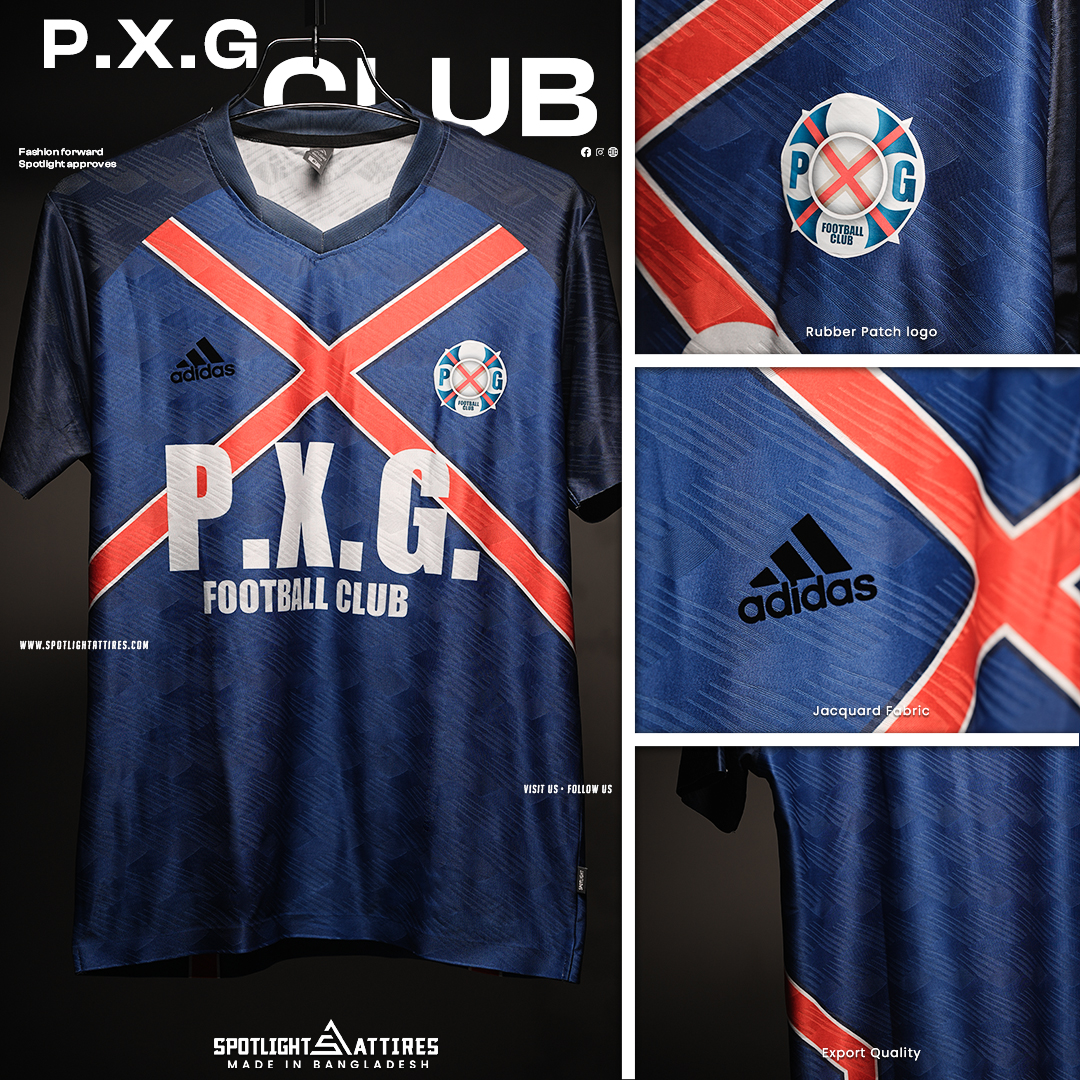 Picture of Spotlight Attires Blue Lock Jacquard Fabric P.X.G Short Sleeve Jersey For Men (Player Version)