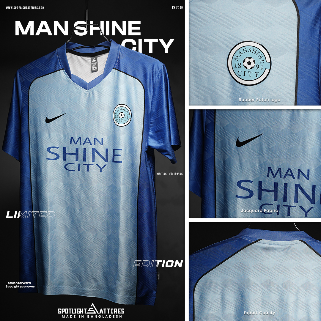 Picture of Spotlight Attires Blue Lock Jacquard Fabric Man Shine City Short Sleeve Jersey For Men (Player Version)