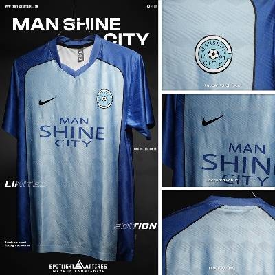Picture of Spotlight Attires Blue Lock Jacquard Fabric Man Shine City Short Sleeve Jersey For Men (Player Version)