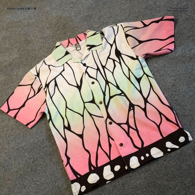 Picture of Demon Slayer - Shinobu Hawaiian Cuban Collar Shirt