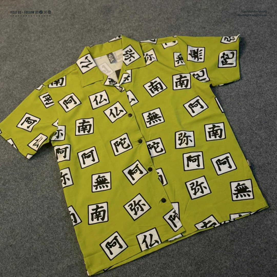 Picture of Demon Slayer - Himejima Gyomei Hawaiian Cuban Collar Shirt