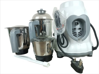 Picture of "Noah Powermatic 1000W Mixer Grinder (Pure Copper Motor)  – 3 Stainless Steel Jars, Inching Technology