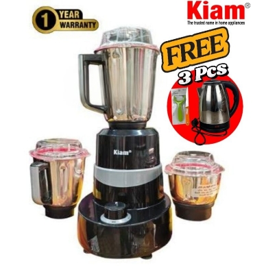 Picture of Kiam Turbo Mix 1200W (3-Jar Mixer Grinder)