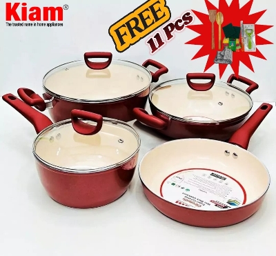Picture of Kiam Super Ceramics 7 pcs Cookware set (Induction Supported)