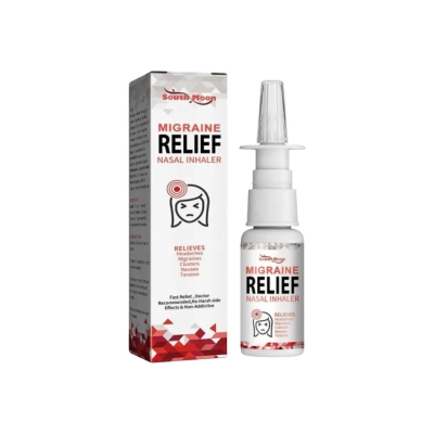 Picture of Migraine Relief  Migraine Treatment Nasal Inhaler Headache Relief Improve Rhinitis Nose Congestion Discomfort Easy Breath Sinus Spray