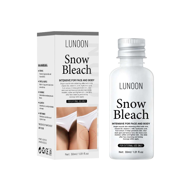 Picture of Snow Bleach Cream, Skin Lightening Cream for Dark Underarm, Knees, Elbows, Inner Thigh, Bikini Line, Armpit Area Skin Bleaching Cream, Get Rid of Dark Intimate Area Lighten Dark Private Part
