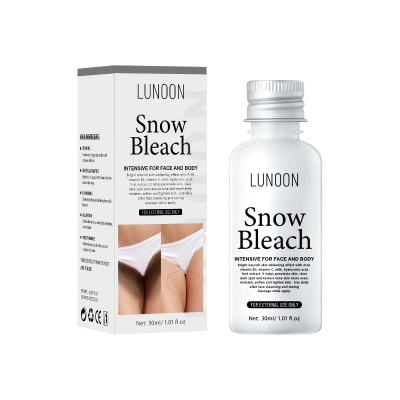 Picture of Snow Bleach Cream, Skin Lightening Cream for Dark Underarm, Knees, Elbows, Inner Thigh, Bikini Line, Armpit Area Skin Bleaching Cream, Get Rid of Dark Intimate Area Lighten Dark Private Part