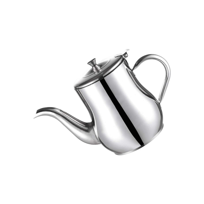 Picture of Stainless Steel Oil Filter Pot,New Stainless Steel Oiler With Removable Strainer, 304 Stainless Steel Oiler Grease for Kitchen with Strainer Tea Pot Kettle (24 oz)