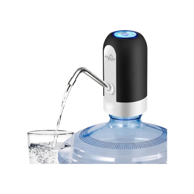 Picture of Water Dispenser Water Bottle Pump, Automatic Water Dispenser Mini USB Rechargeable Water Bottle Pump Dispenser, for Office, Kitchen, Camping, Indoor and Outdoor Universal Bottles