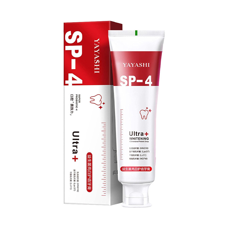 Picture of Sp-4 Breath Toothpaste, Sp-4 Toothpaste, Probiotic Tooth Whitening Agent, Breath Freshing Whiting Toothpaste for Adults, Dazzling White Toothpaste, Enamel Strengthening Toothpaste